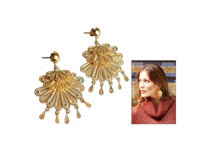 Gold Plated | Chandelier Earrings